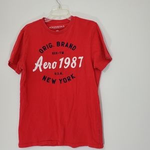Aeropostale Red New York Tee, Size Medium